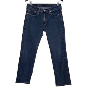 Levi Strauss 514 Jeans Mens 32x30 Straight Fit Dark Wash Denim Pants